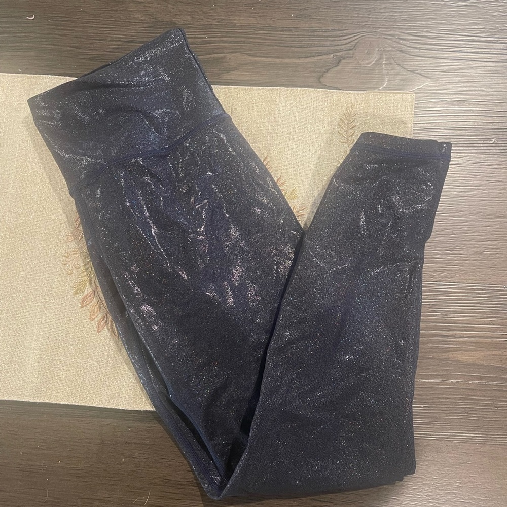 Multi color sparkle 7/8 leggings